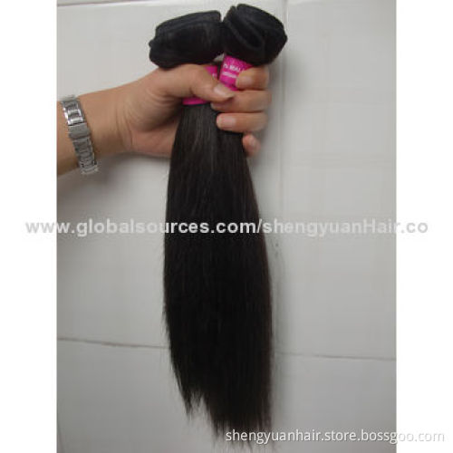 Hot Sale Brazilian Unprocessed Virgin Human Hair, Straight, Undyed Natural Color, 8 to 30" Wholesale